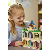 LEGO Disney Princess mini Belle en Tiana met kasteel 43291 productafbeelding 2