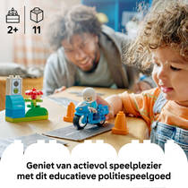 LEGO DUPLO blauwe politiemotor 10471 productafbeelding 2