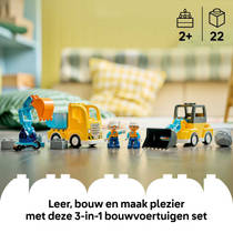 LEGO DUPLO 3-in-1 bouwvoertuigen 10475 productafbeelding 2