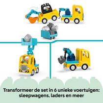 LEGO DUPLO 3-in-1 bouwvoertuigen 10475 productafbeelding 4