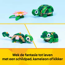 LEGO Creator 3-in-1 schildpad met waterlelie 31377 productafbeelding 3