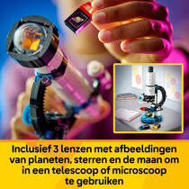 LEGO Creator 3-in-1 telescoop voor ruimteverkenning 31378 productafbeelding 6