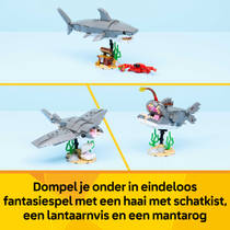 LEGO Creator 3-in-1 woeste haai met schatkist 31381 productafbeelding 3