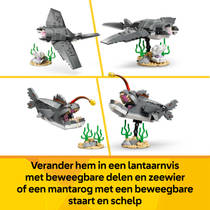 LEGO Creator 3-in-1 woeste haai met schatkist 31381 productafbeelding 5