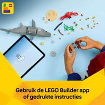 LEGO Creator 3-in-1 woeste haai met schatkist 31381 productafbeelding 6