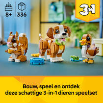 LEGO Creator 3-in-1 schattige dieren: speelse puppy 31382 productafbeelding 2