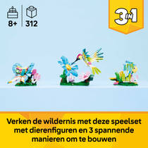 LEGO Creator 3-in-1 wilde dieren: kleurrijke kolibrie 31384 productafbeelding 2