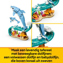 LEGO Creator 3-in-1 zeedieren prachtige dolfijnen 31385 productafbeelding 4