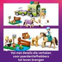 LEGO Friends trailer met paard en veulen 42695 productafbeelding 7