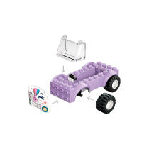 LEGO Friends eenhoorn taartenbezorgauto 42675 productafbeelding 5