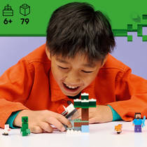LEGO Minecraft Steve's Taiga-avontuur 21583 productafbeelding 2
