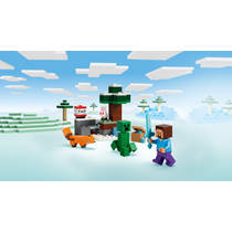 LEGO Minecraft Steve's Taiga-avontuur 21583 productafbeelding 4