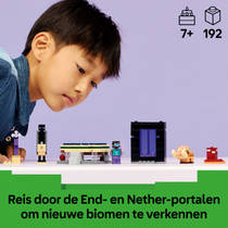 LEGO Minecraft Reis naar de Nether en het End-portaal 21584 productafbeelding 2