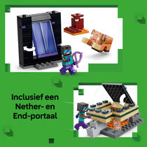 LEGO Minecraft Reis naar de Nether en het End-portaal 21584 productafbeelding 6
