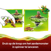 LEGO NINJAGO Lloyd vs aardemonster in spinner 71850 productafbeelding 3
