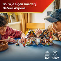 LEGO NINJAGO Smederij De Vier Wapens 71858 productafbeelding 2