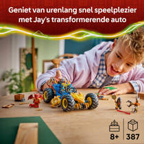 LEGO NINJAGO Jay's transformerende auto 71856 productafbeelding 2