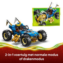 LEGO NINJAGO Jay's transformerende auto 71856 productafbeelding 3