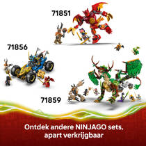 LEGO NINJAGO ninjavoertuigen bij de boomhut 71857 productafbeelding 6