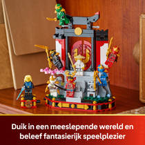 LEGO NINJAGO 15-jarig jubileum display met ninjapersonages 71866 productafbeelding 6