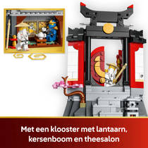 LEGO NINJAGO 15-jarig jubileum display met ninjapersonages 71866 productafbeelding 4