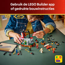 LEGO NINJAGO 15-jarig jubileum display met ninjapersonages 71866 productafbeelding 7