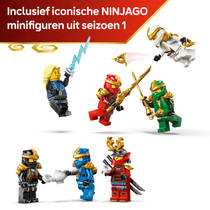 LEGO NINJAGO 15-jarig jubileum display met ninjapersonages 71866 productafbeelding 5