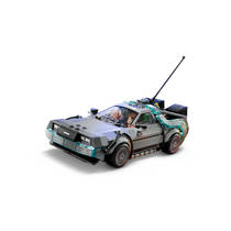 LEGO Speed Champions tijdmachine uit Back to the Future 77256 productafbeelding 2