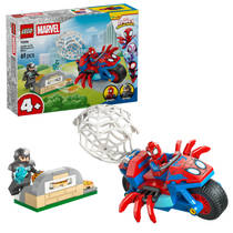 LEGO Marvel Spidey op zijn motor vs. Rhino 11206