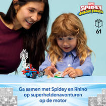 LEGO Marvel Spidey op zijn motor vs. Rhino 11206 productafbeelding 6