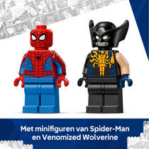 LEGO Marvel Spider-Man auto vs. Venomized Wolverine 76336 productafbeelding 8