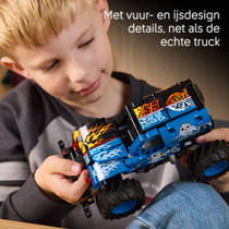 LEGO Technic Monster Jam Grave Digger vuur en ijs 42219 productafbeelding 7