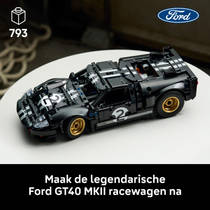LEGO Technic 1966 Ford GT40 MKII racewagen 42223 productafbeelding 9