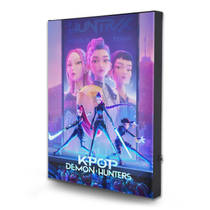 KPop Demon Hunters canvas met LED-lichtfunctie