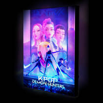 KPop Demon Hunters canvas met LED-lichtfunctie productafbeelding 2
