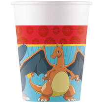 Pokémon beker van 200 ml set 8-delig