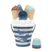 Little Dutch Ocean World ijsjes emmerset 14-delig - blauw productafbeelding 2