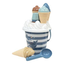 Little Dutch Ocean World ijsjes emmerset 14-delig - blauw