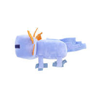 Minecraft pluchen Blue Axolotl knuffel - 44 cm