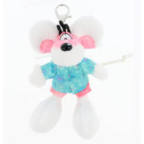 Sleutelhanger met Diddl pluche - 15 cm
