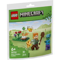LEGO Minecraft Alex en de strijd bij het kampvuur 30732