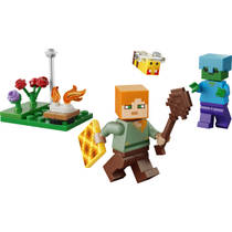 LEGO Minecraft Alex en de strijd bij het kampvuur 30732 productafbeelding 2