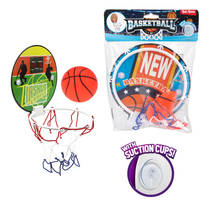 Fun mini basketbalset net met bal productafbeelding 5