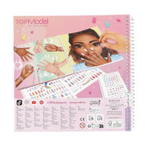 TOPModel Create Your Hand Design kleurboek + stickers productafbeelding 4