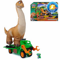 PAW Patrol: The Dino Movie Megasaurus + Rocky figuur en voertuig