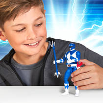 Mighty Morphin Power Rangers actiefiguur Blauwe Ranger productafbeelding 7