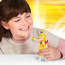 Mighty Morphin Power Rangers actiefiguur Gele Ranger productafbeelding 7