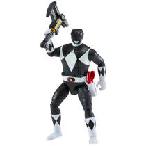 Mighty Morphin Power Rangers actiefiguur Zwarte Ranger productafbeelding 3