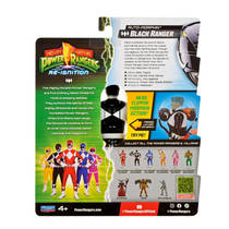 Mighty Morphin Power Rangers actiefiguur Zwarte Ranger productafbeelding 8