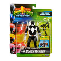 Mighty Morphin Power Rangers actiefiguur Zwarte Ranger productafbeelding 6